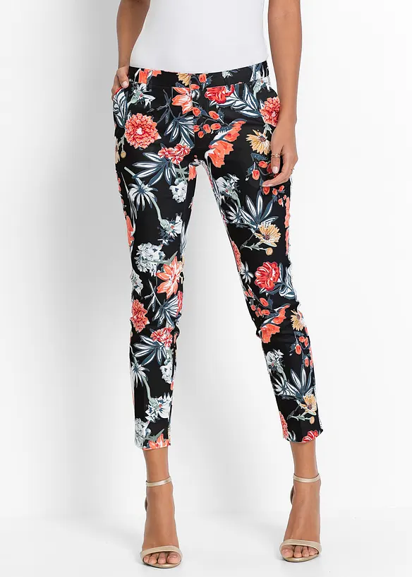 Bukse med stretch, 7/8 lang, bonprix