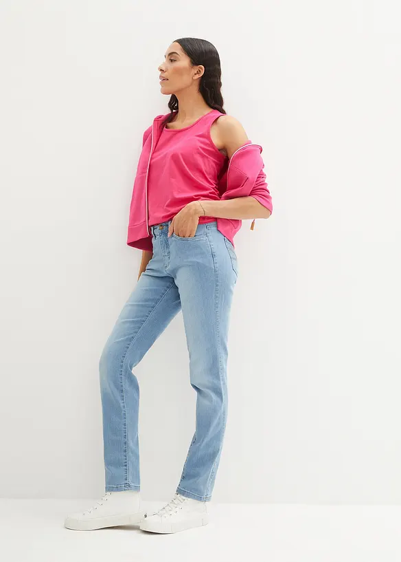 Straight-jeans Mid Waist, stretch, bonprix