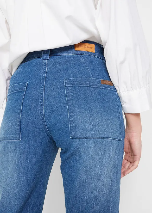 Straight-jeans High Waist, Stretch, bonprix