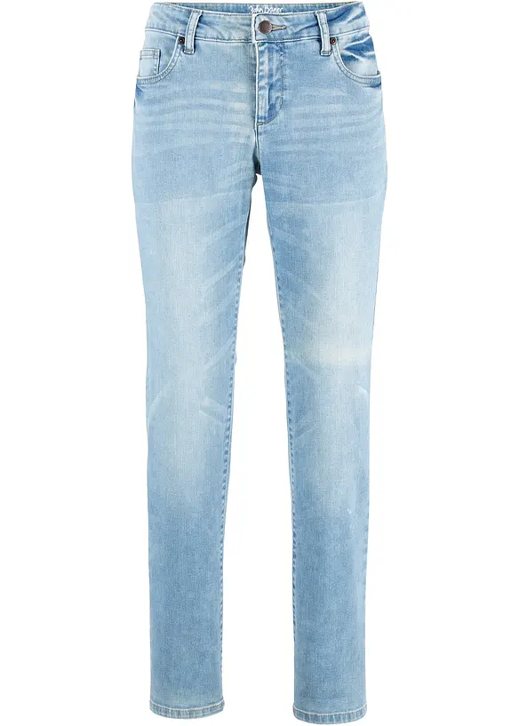 Straight-jeans Mid Waist, Stretch, bonprix