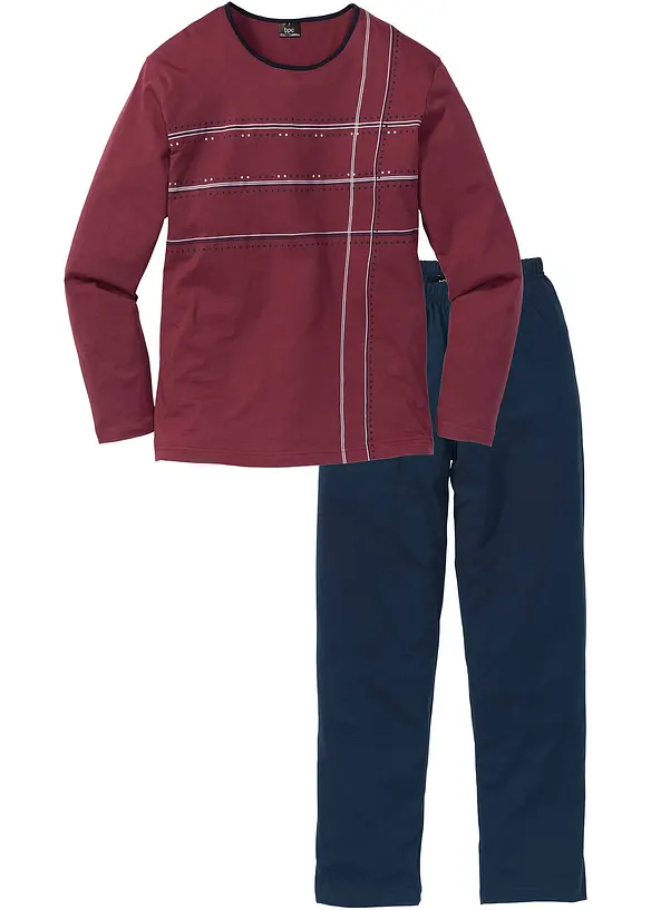 Pyjamas med bomull, bonprix
