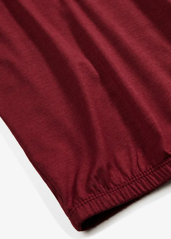 Oversized topp av viskosemiks, bonprix