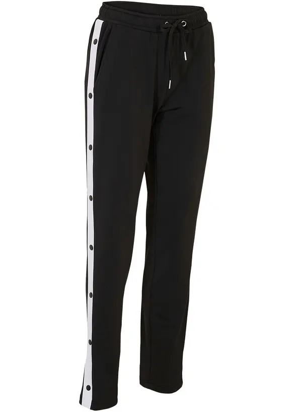 Joggebukse med trykknapper, hurtigt&oslash;rkende, bonprix