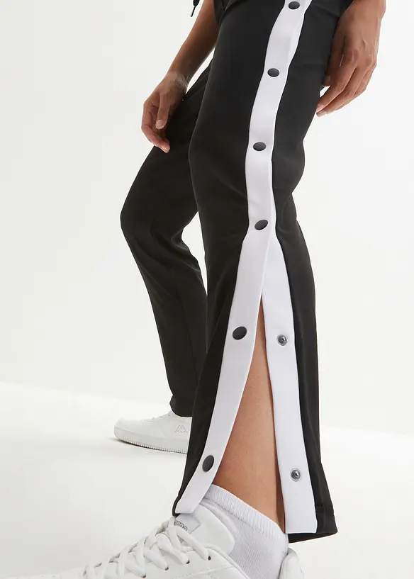 Joggebukse med trykknapper, hurtigt&oslash;rkende, bonprix