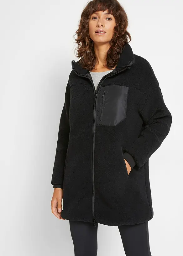 Jakke i teddyfleece, bonprix