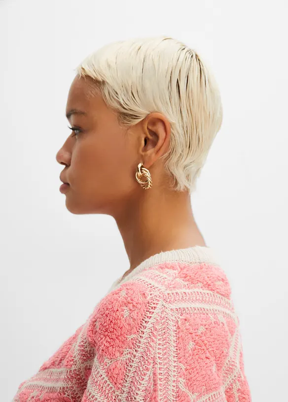 Strikket genser i boxy modell, bonprix