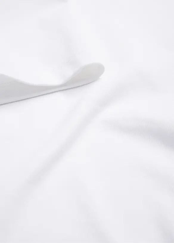 Oversized topp i formstabil økologisk bomull, bonprix
