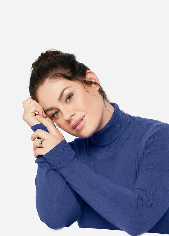 Basic genser med rullekrage, bonprix