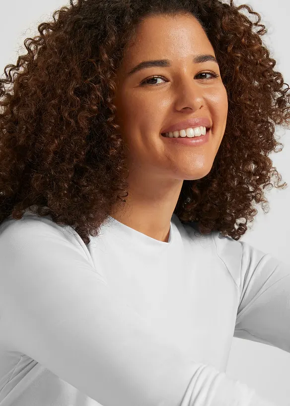 Slim Fit-topp med &oslash;kologisk bomull (2-pack), bonprix