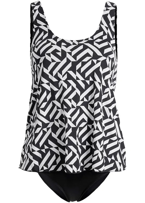 Badedrakt i tankini look, bonprix