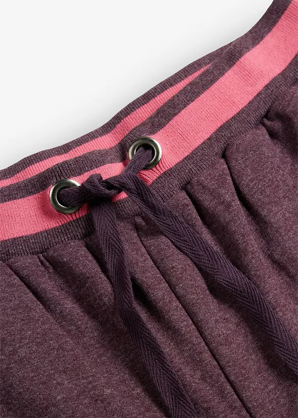 Joggebukse i bomullsmiks (2-pack), bonprix