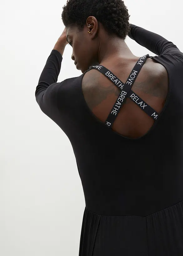Trenings-jumpsuit av lett viskose, bonprix