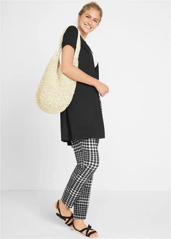 Trikotjakke i myk viskose, bonprix