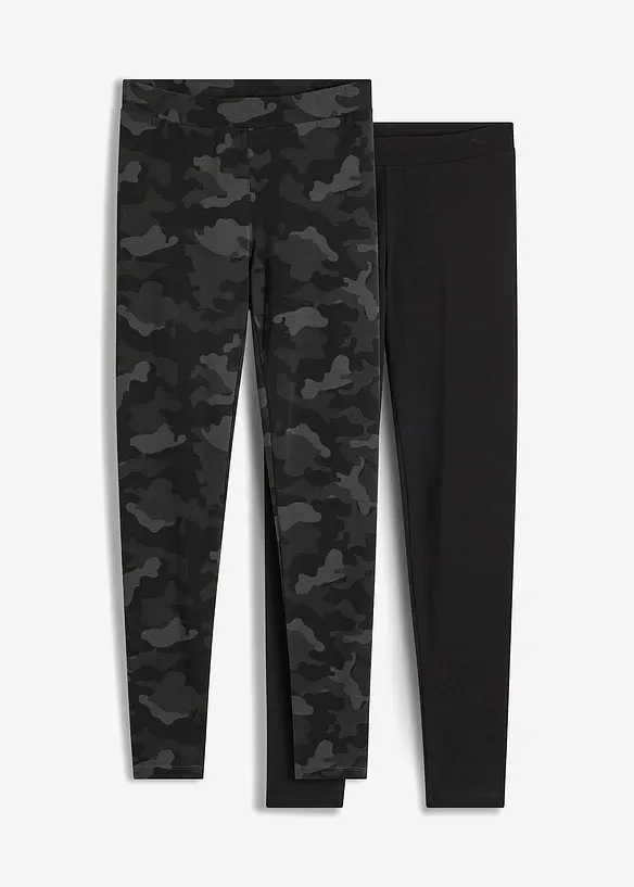 Leggings i 2-pack, bonprix