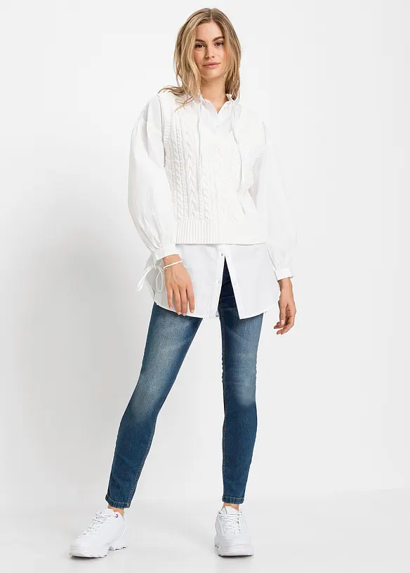 Super Skinny Jeans, mid Waist, cropped, bonprix