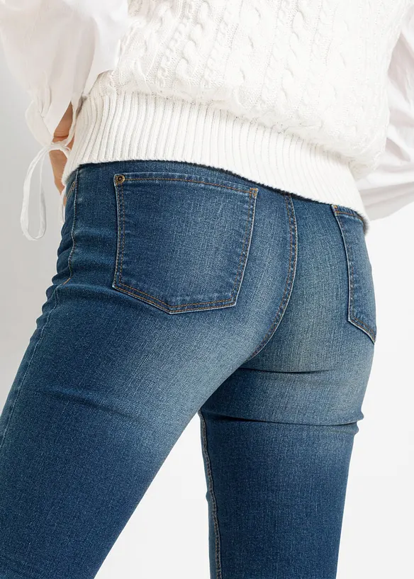 Super Skinny Jeans, mid Waist, cropped, bonprix