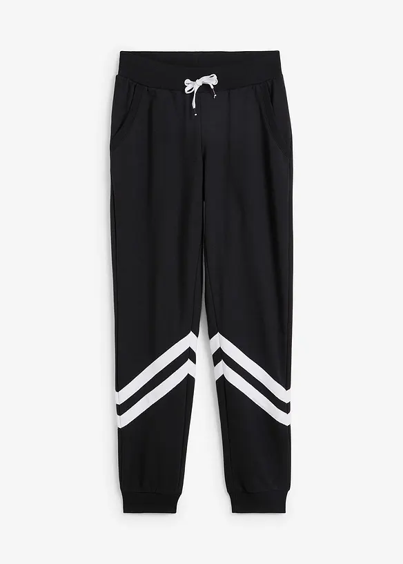 Joggebukse med striper, bonprix