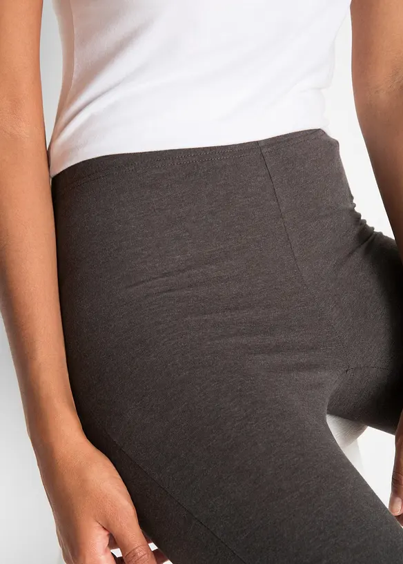 Capri-leggings i smal modell (2-pack), bonprix