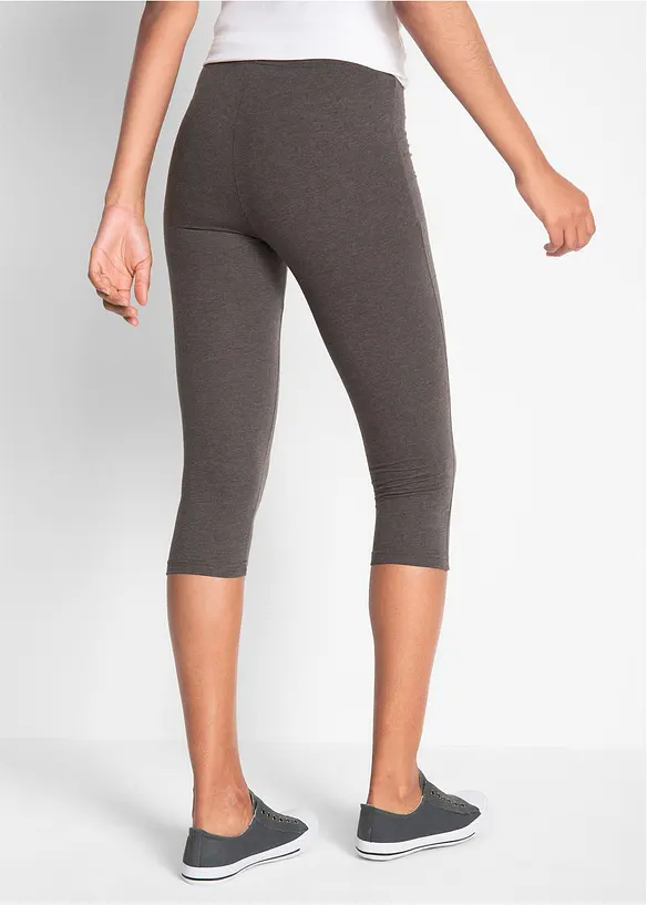 Capri-leggings i smal modell (2-pack), bonprix