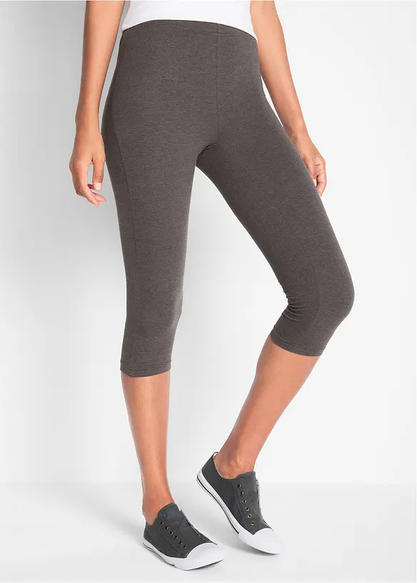 Capri-leggings i smal modell (2-pack), bonprix