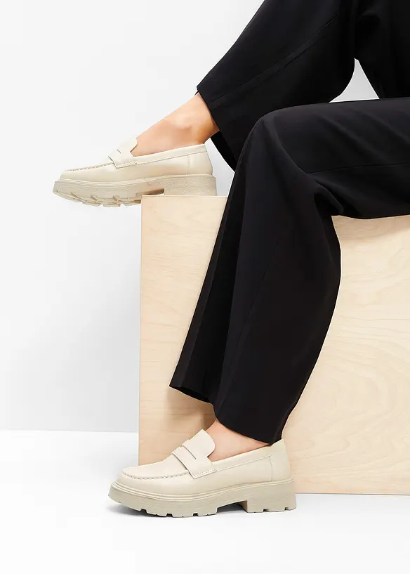 Chunky loafers med lette såler, bonprix