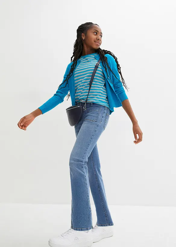 Komfortabel flared-jeans, bonprix