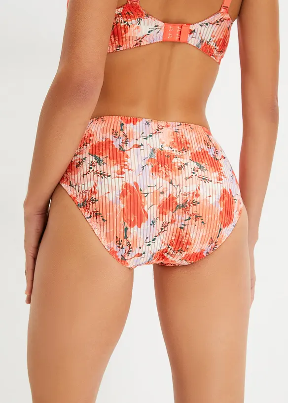 Truse med h&oslash;y midje og blonder, bonprix