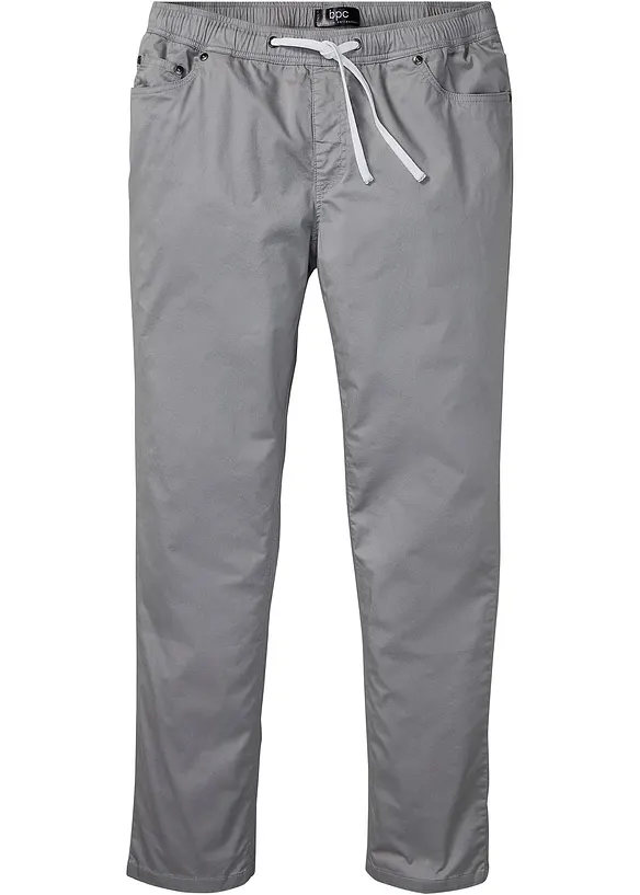 Regular Fit slip on-stretchbukse, Straight, bonprix