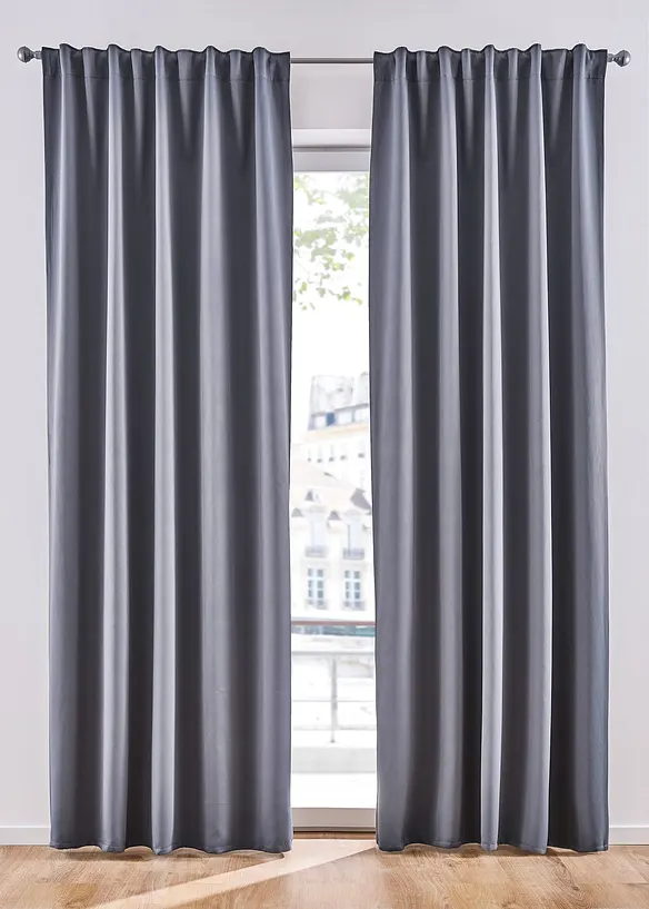 M&oslash;rkleggingsgardin, kommer i mange st&oslash;rrelser (1-pack), bonprix