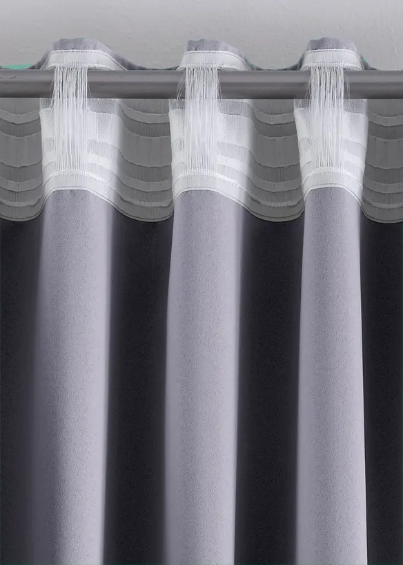 M&oslash;rkleggingsgardin, kommer i mange st&oslash;rrelser (1-pack), bonprix