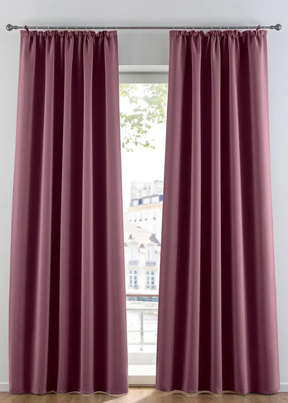 M&oslash;rkleggingsgardin, kommer i mange st&oslash;rrelser (1-pack), bonprix