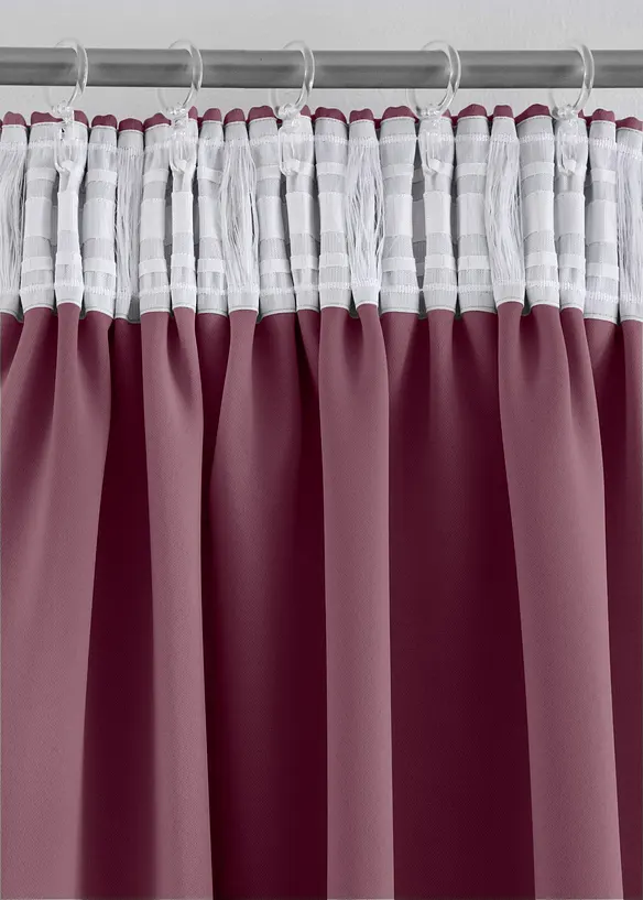 M&oslash;rkleggingsgardin, kommer i mange st&oslash;rrelser (1-pack), bonprix