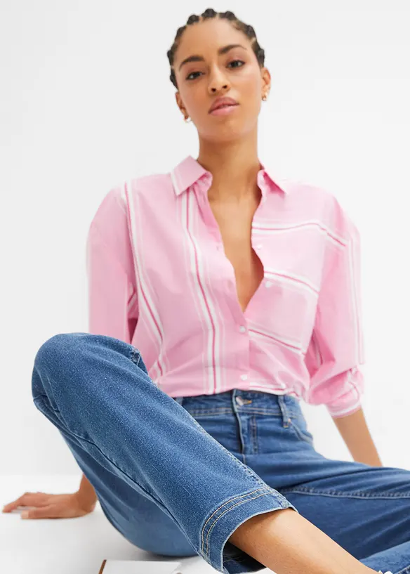 Straight-jeans Mid Waist, Stretch, bonprix