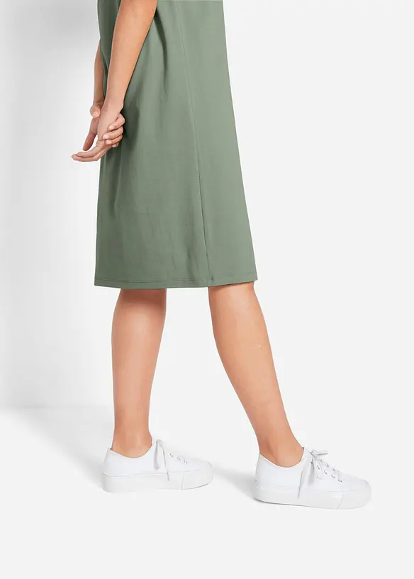 Oversized T-skjortekjole av 100% bomull (2-pack), bonprix