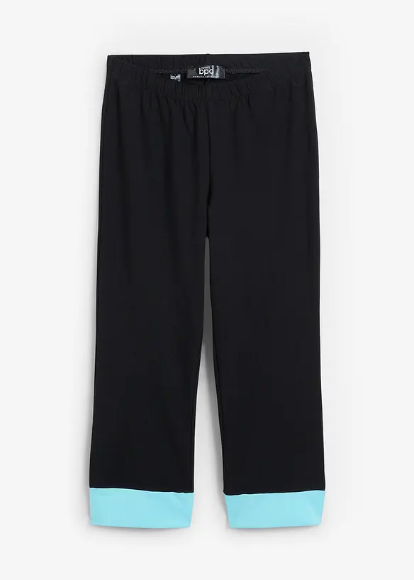 Capri-leggings med kanter i kontrastfarge, bonprix