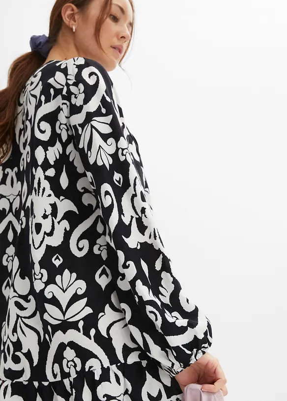 Tunikakjole i lett viskose, bonprix