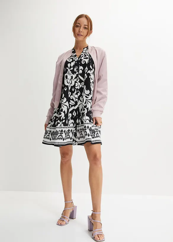 Tunikakjole i lett viskose, bonprix