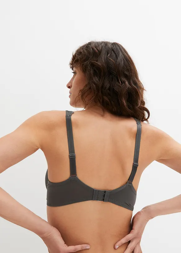 B&oslash;yle-BH med delikate blonder (2-pack), bonprix