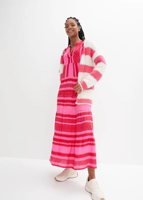 Maxikjole i lett viskose, bonprix