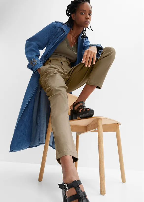 Paperbag-bukse, bonprix