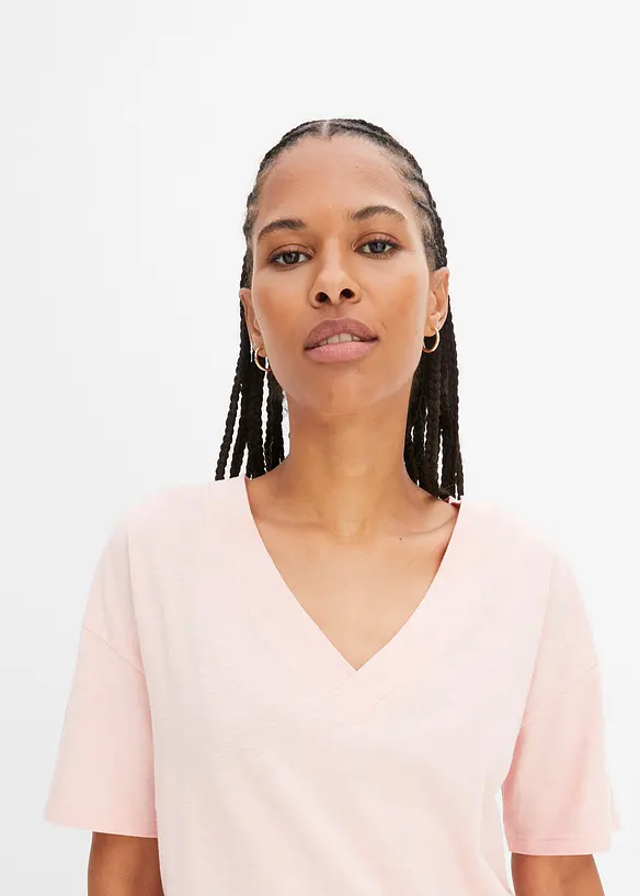 Oversized topp av ren økologisk bomull, bonprix
