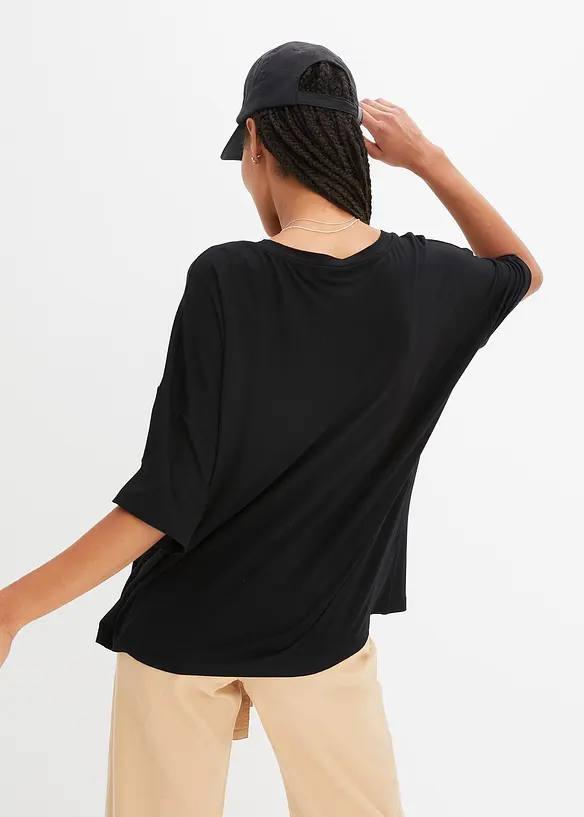 Lett oversized topp av lett viskose, bonprix