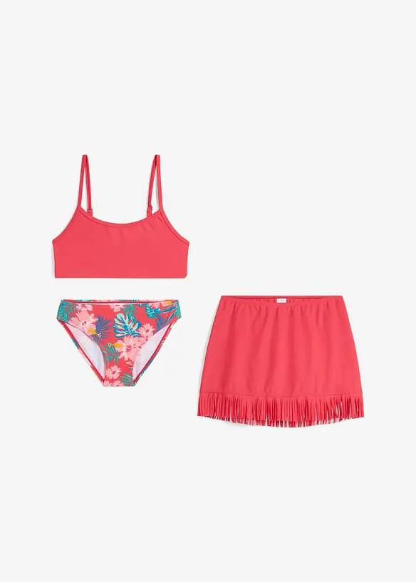 Bikini og skj&oslash;rt (3-delt sett), bonprix