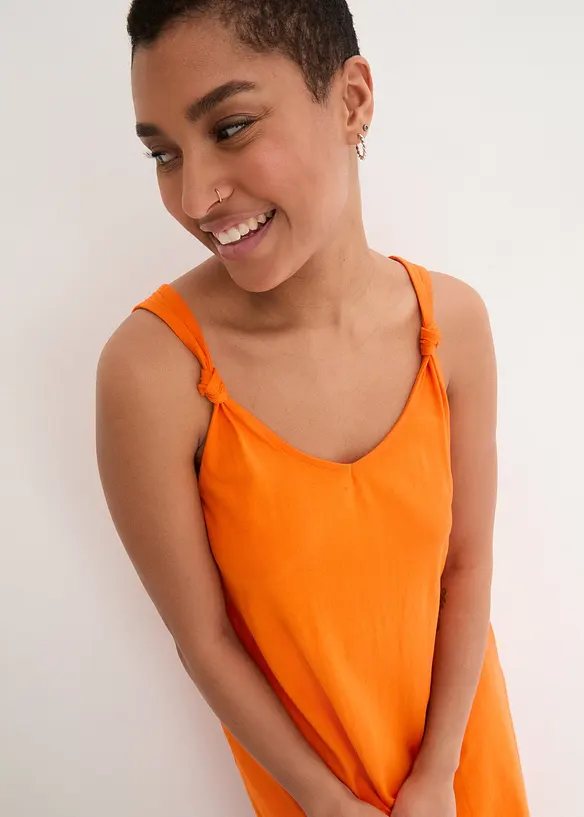 Jerseykjole i 100% bomull, bonprix
