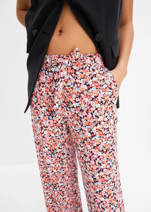 Pull on-bukse i 100% viskose, bonprix