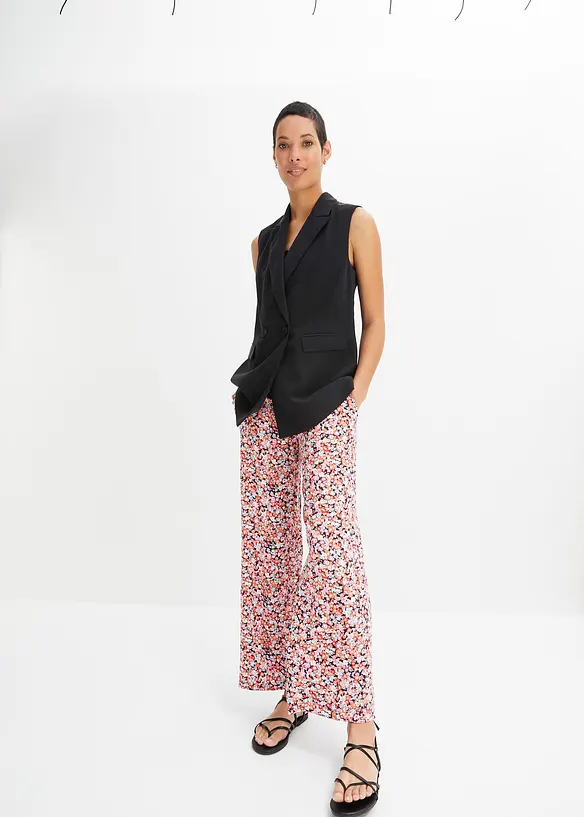 Pull on-bukse i 100% viskose, bonprix