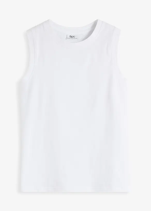 Singlet i 100% økologisk bomull, bonprix