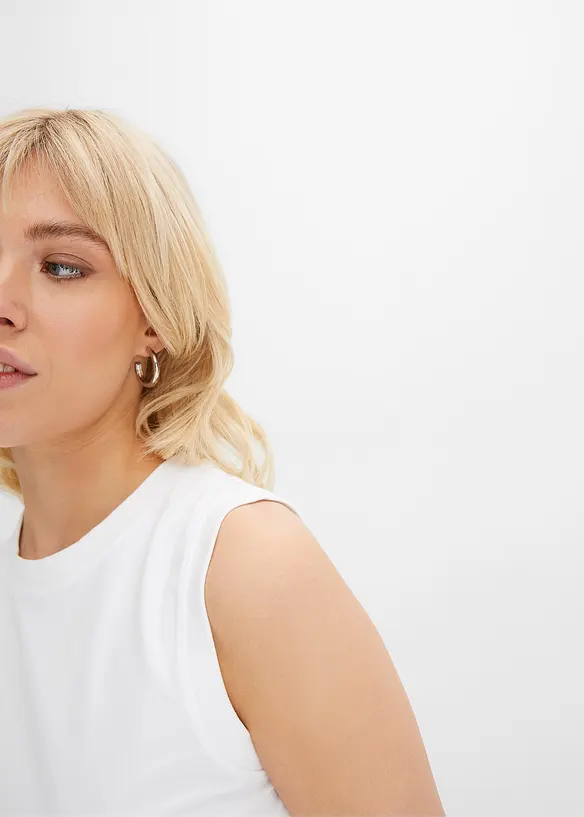 Singlet i 100% økologisk bomull, bonprix