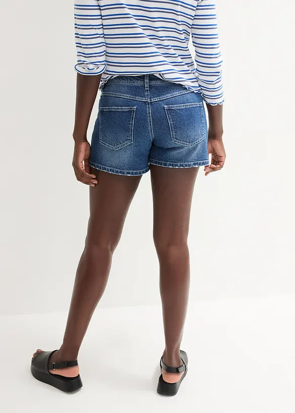 Jeansshorts, Mid Waist, stretch, bonprix