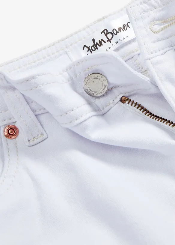 Jeansshorts, Mid Waist, stretch, bonprix